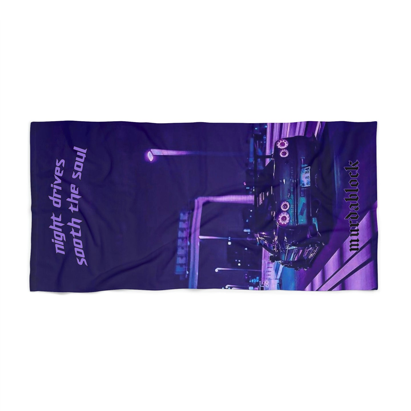 Night Drives Beach Towel