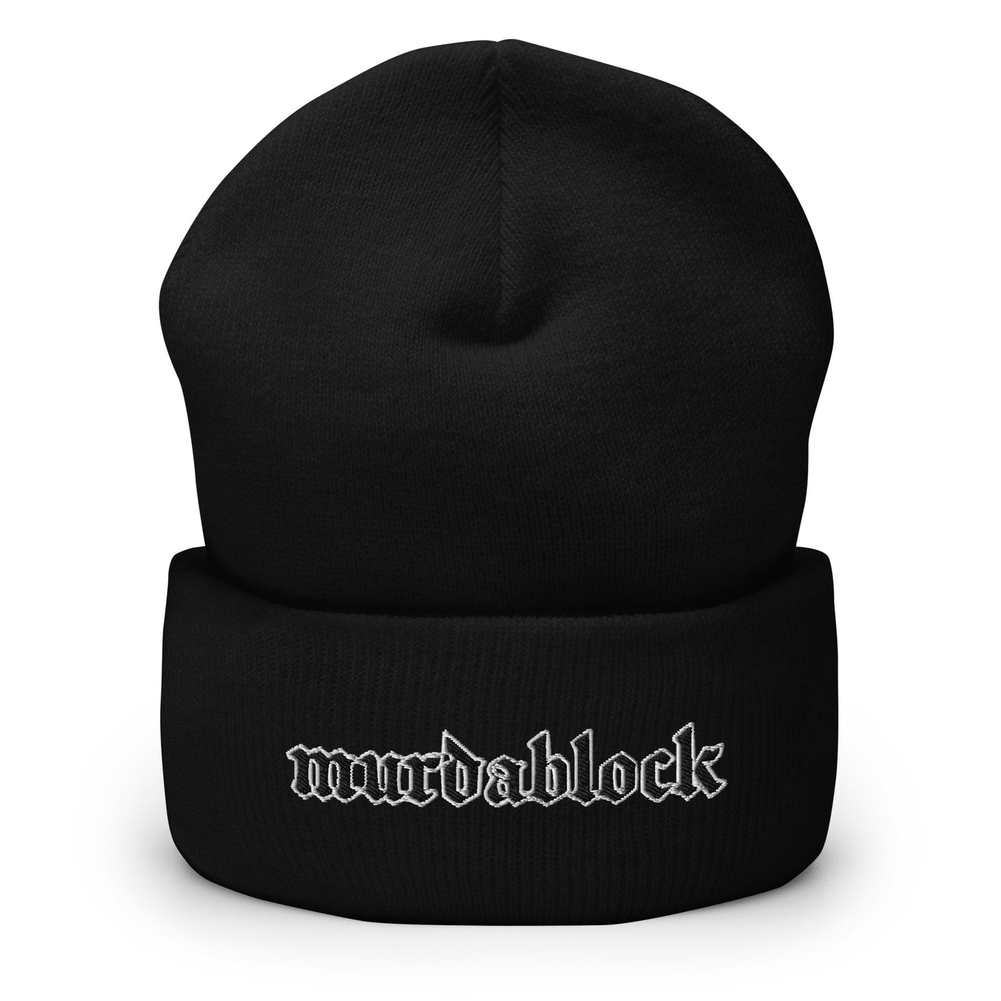 Embroidered Murdablock Beanie