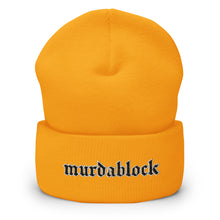 Load image into Gallery viewer, Embroidered Murdablock Beanie
