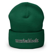 Load image into Gallery viewer, Embroidered Murdablock Beanie
